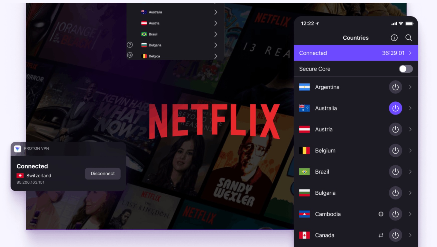 Proton VPN streaming
